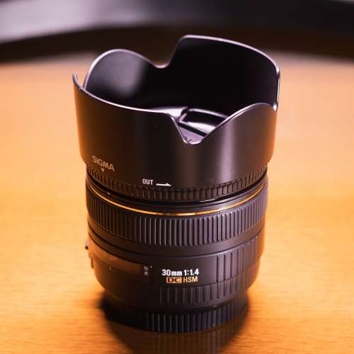 Sigma 30mm f/1.4 EX DC HSM Prime Lens for Canon EF Mount 大光圈定焦鏡頭