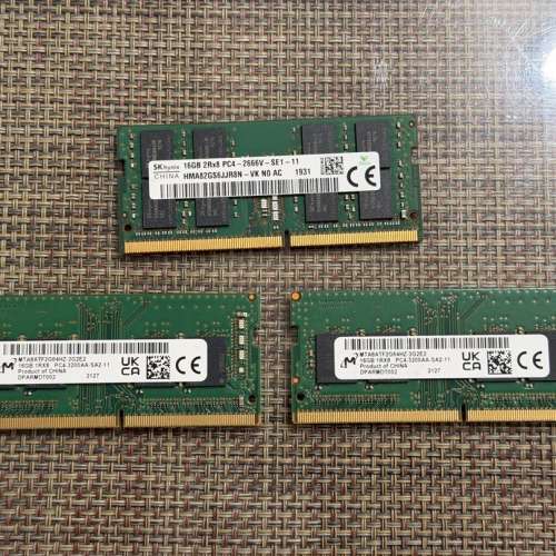 DDR4 Notebook Ram Samsung SK Hynix Micron