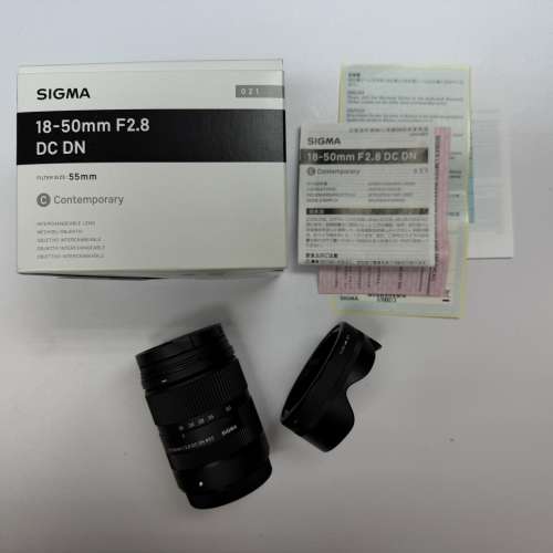Sigma 18-50mm F2.8 DC DN | Contemporary for fujifilm X mount 相機鏡頭