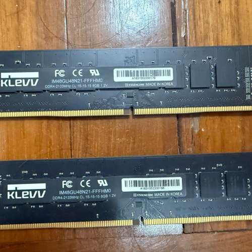 Klevv 2133 8gb*2