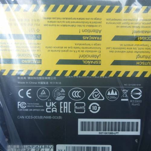 Silverstone SX1000 Platium Power Supply