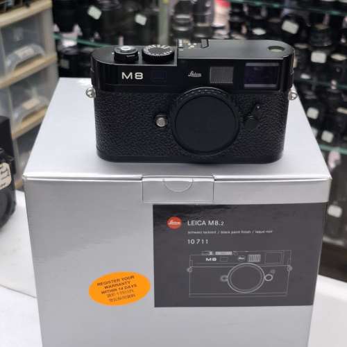 LEICA M8.2 BLACK FULL SET 一义一電 95% NEW
