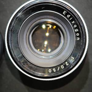 Edixagon 50/2 M42 Germany 罗顿斯德代工 50mm 50 請看實物圖 功能成像正常