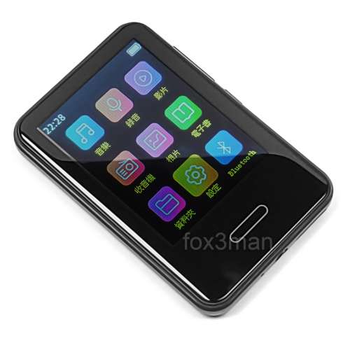 2.8吋觸屏藍牙MP3播放器 Music Player Voice Recorder 16GB內存 可插TF卡