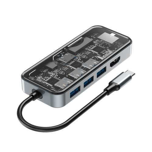 USB C 10合1多功能集線器 4K HDMI SD Card Reader 支援PD快速充電