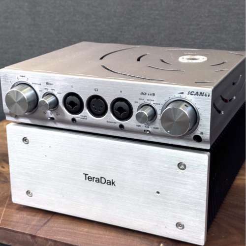 ifi ican pro 耳機擴大器 及 TeraDak 線性電源