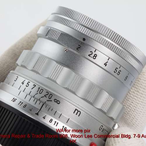Beautiful Leica Summicron 50 f2 Scallop Rigid Transitional Coating, All Original