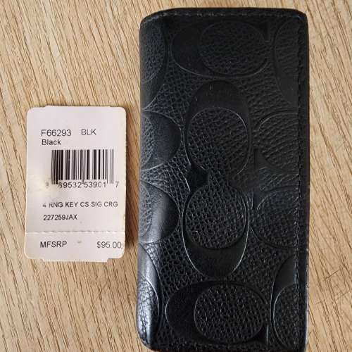 正牌子 Coach 黑色 匙包