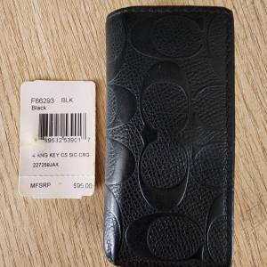 正牌子 Coach 黑色 匙包