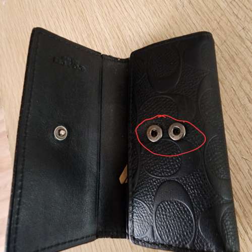正牌子 Coach 黑色 匙包