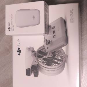DJI Flip 航拍機未開封（不包控）連電池管家三電，保用到3/27