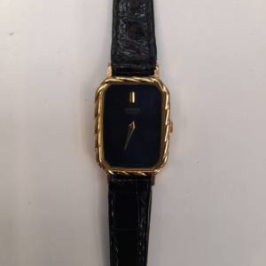 古董Vintage 1980 Seiko 2320-5440 Socie Lady's Quartz Watch w/ Leather Strap