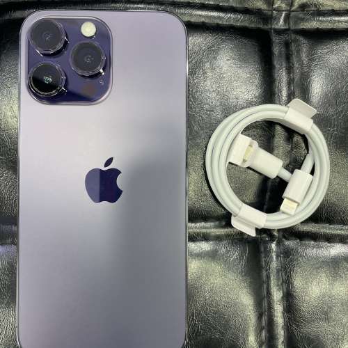 99%New iPhone 14 Pro Max 512GB 紫色 香港行貨 電池效能100% 有配件 自用首選超值