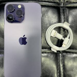 99%New iPhone 14 Pro Max 512GB 紫色 香港行貨 電池效能100% 有配件 自用首選超值
