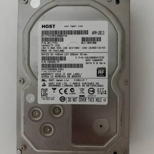 已使用 二手 硬碟 HGST 3TB HDD HD HARDDISK SATA