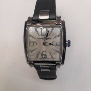 Ulysse Nardin Caprice Automatic Watch w/Diamond Indexes & Transparent Back