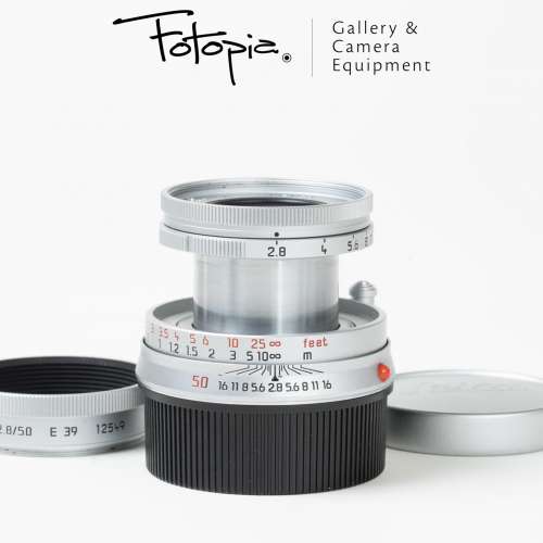 || Leica Elmar-M 50mm F2.8 - Silver / v2 / M6J with lens hood ||
