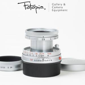 || Leica Elmar-M 50mm F2.8 - Silver / v2 / M6J with lens hood ||