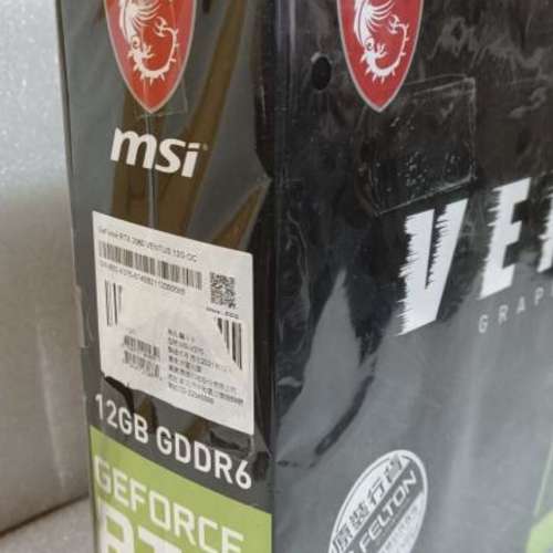 MSI GeForce RTX 2060 Ventus 12G OC 極新 只系用左1星期