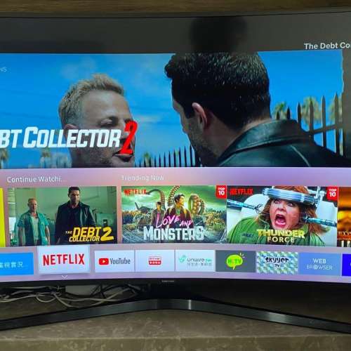 Samsung 三星55吋4K UHD超高清智能電視機 samsung 55" UHD 4K Flat Smart TV