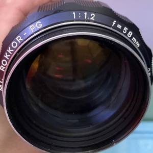 Minolta mc Rokkor-PG 58mm f1.2 手動鏡頭