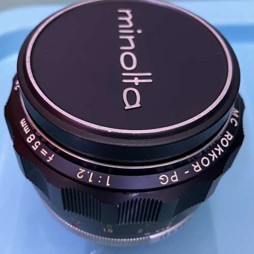 Minolta mc Rokkor-PG 58mm f1.2 手動鏡頭