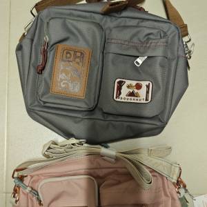 Doughnut Satchel Dreamwalker 斜肩包 粉紅/灰色