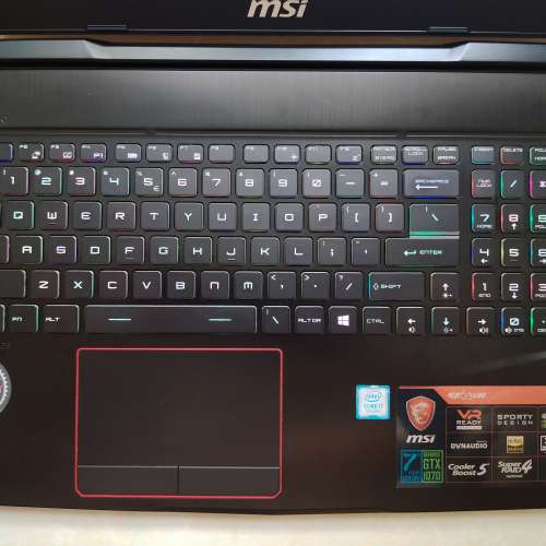 MSI MS-16P1/15.6&rdquo;LED/i7-7700HQ 2.80GHz/16GB DDR4 2666/ 512GB M.2 SSD/ 85% Ne...