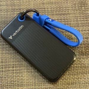 99% New Verbatim USB 3.2 Gen2 USB-C Pocket SSD 2TB（附 匙扣式USB-C 傳輸線）