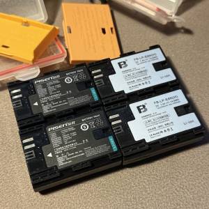 Canon Pisen LP-E6NH LP-E6N R5 R6 R7 R8 R10 R6ii EOS 6D 60D 80D Camera Batteries