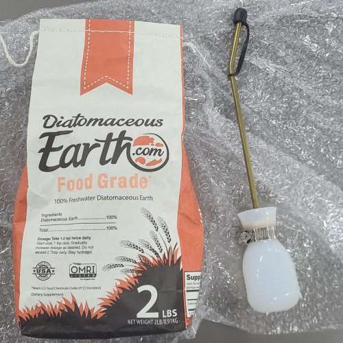 美國專治木蝨（床蝨、臭蟲） diatomaceousearth.com 全新2磅裝食品級矽藻土DE粉+DE...