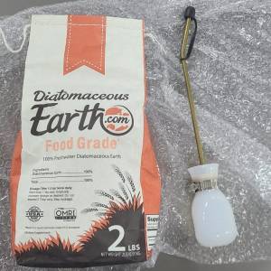 美國專治木蝨（床蝨、臭蟲） diatomaceousearth.com 全新2磅裝食品級矽藻土DE粉+DE...