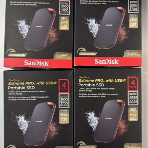 全新SanDisk Extreme PRO with USB4 - 4TB