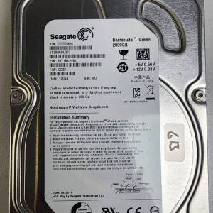 Seagate 2TB Hard Disk