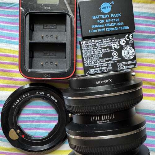 Fujifilm Gfx 轉接環 電池