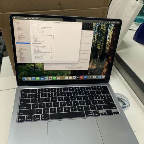 99%New US MacBook Air 13.6-inch (2025 M4) 256GB (16GB RAM) Sky Blue 保到28-1-...