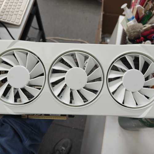 XFX Mercury AMD Radeon RX 9060 XT OC White Gaming Edition 16GB