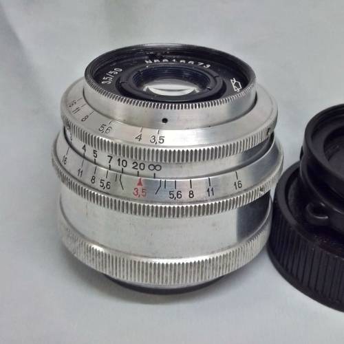 蘇聯 50mm F3.5  lndustar-50  叠影/RF相機 L39-mount