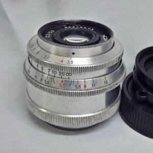 蘇聯 50mm F3.5  lndustar-50  叠影/RF相機 L39-mount