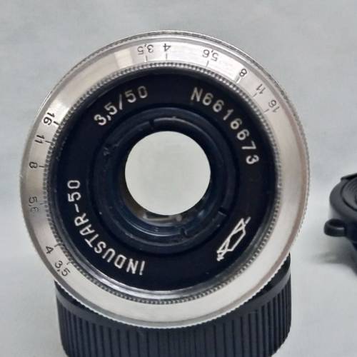 蘇聯 50mm F3.5  lndustar-50  叠影/RF相機 L39-mount