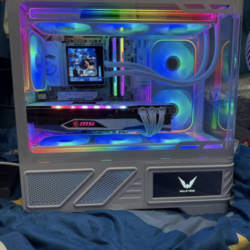 高配白色電競PC - RTX 3080 / 32G DDR5 6000 / 1TB Gen4 SSD (全盒裝保養中)