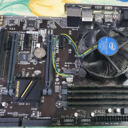 Intel Core i5-7600K cpu + Gigabyte GA-Z170-HD3 ATX + Kingston 32GB DDR3-1600 ram