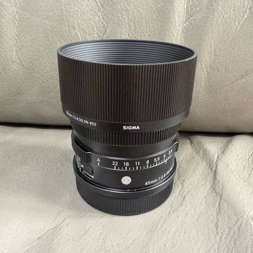 9成新Sigma 45mm f/2.8  L Mount