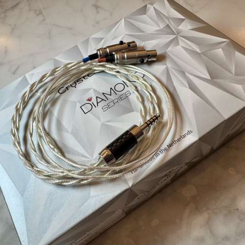 荷蘭頂級線材公司Crystal Cable Diamond 2系列Piccolo 2 耳機線2絞 mini XLR頭 / 4...