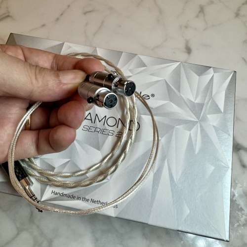 荷蘭頂級線材公司Crystal Cable Diamond 2系列Piccolo 2 耳機線2絞 mini XLR頭 / 4...
