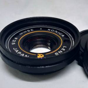 konica  35mm F3.5 (拆自 Konica MT-9 菲林機仔)已改M42牙&hellip;.配合(自加 對焦筒用)
