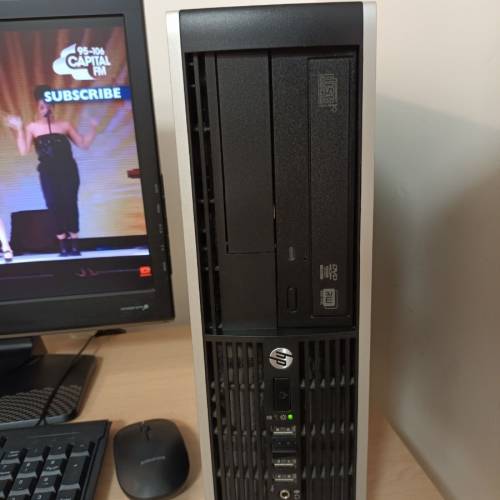 輕巧型HP桌上电脑组合