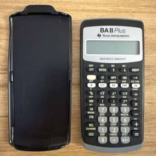Texas Instruments BAII Plus 財務計算機 (CFA、FRM 和 CAIA Exams)