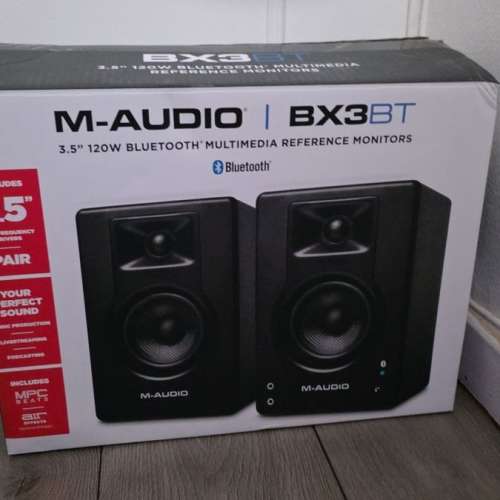 -Audio BX3 BT - 3.5" Black Kevlar&reg; 120-Watt Multimedia Bluetooth&reg; Reference...