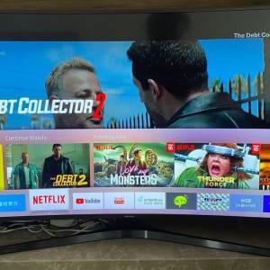 Samsung 三星55吋4K UHD超高清智能電視機 samsung 55" UHD 4K Flat Smart TV